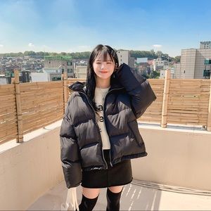 korean puffer jacket trend